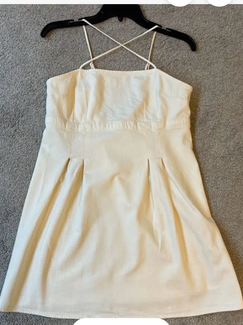 American Eagle Outfitters Babydoll Criss Strap Boho Mini Dress